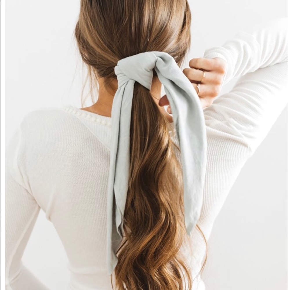 Kristin made hair scarf